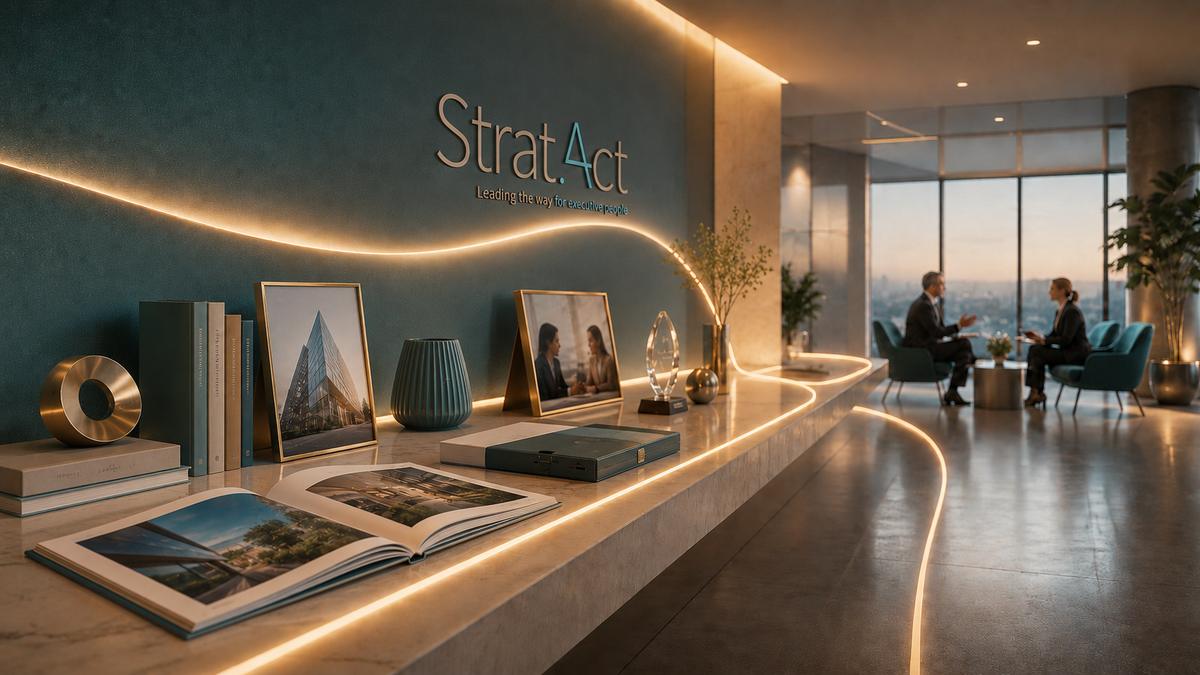 Espace d’accueil Strat4Act : ouvrages et récits d’entreprise mis en valeur